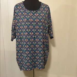 LuLaRoe Irma Pink, Green, Dark Green, Yellow, Melon Tunic Top